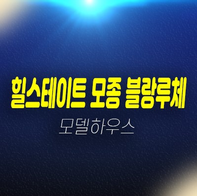 01-24 힐스테이트 모종 블랑루체 모종동 모종2지구 B1블록 충남아산시 미분양아파트 계약조건 및 신축공사 분양가 견본주택 방문예약