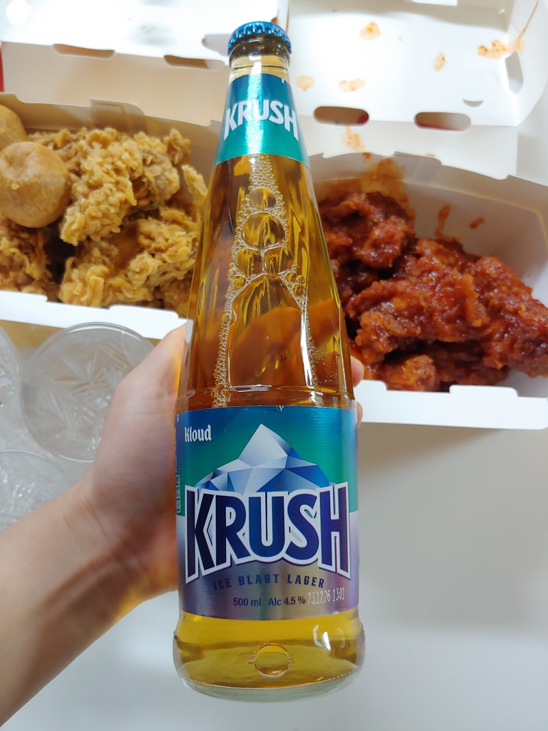 롯데칠성 클라우드 《크러시 크러쉬 맥주》 가격, 솔직 후기, 도수, 파는 곳