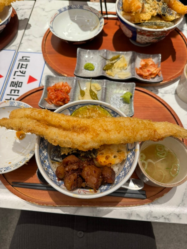  [마츠노하나] 내돈내산 더현대서울 텐동 맛집 여의도 직장인 푸짐한 특식 여의도 텐동