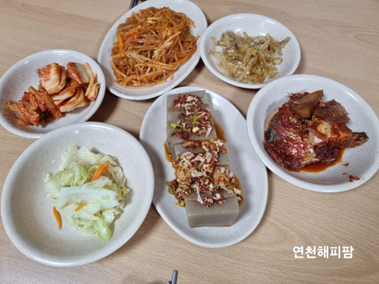  마을공동체 연천호랑이배꼽마을 겨울일상 회관 점심메뉴