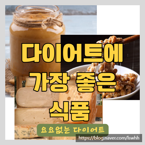  의사가 알려주는 맛있으면서 살안찌는 다이어트 음식 2편 (땅콩버터, 콩, 요거트, 치즈, 단백질 비율)
