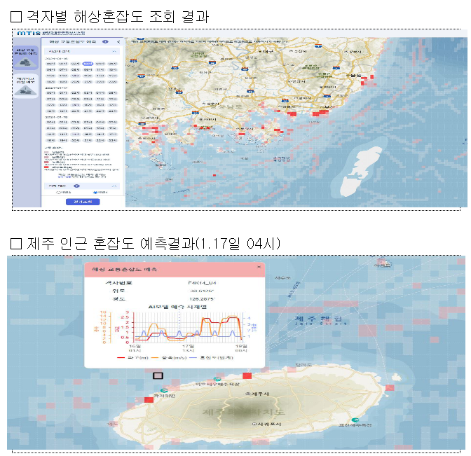 국내 최초 ‘바다위 혼잡도’ 예측 데이터분석 모델 나왔다