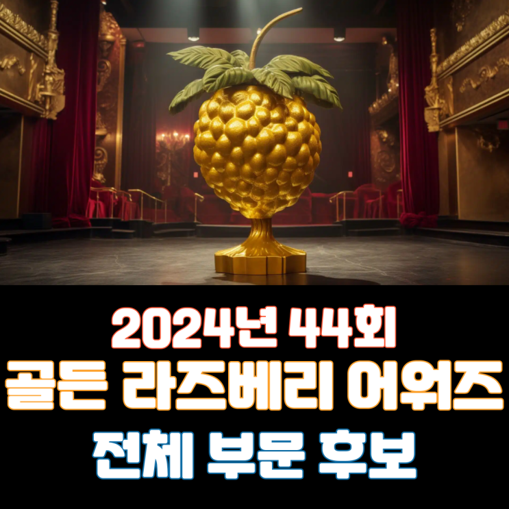  2024년 44회 골든 라즈베리 어워즈 전체 부문 후보