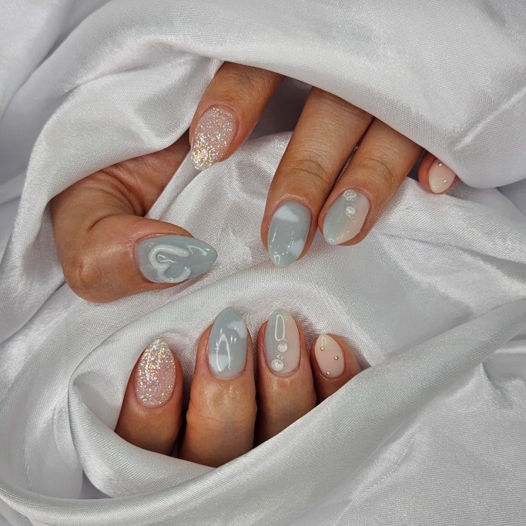  광주 신가동 네일시작 // 수완중흥, 대성베르힐 근처 늦게까지하는 네일샵