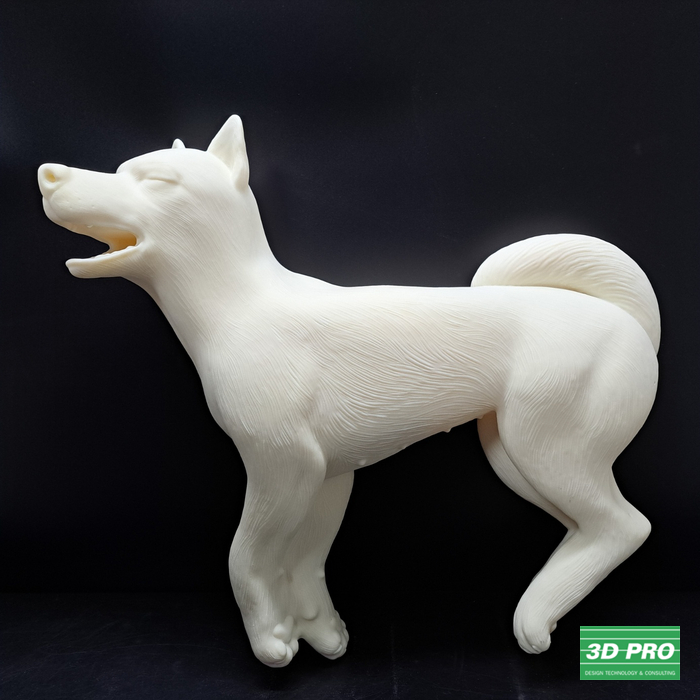 대형 강아지 몰딩용 3D프린팅 출력 제작