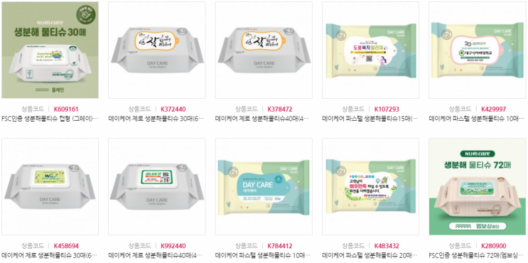  생분해 물티슈(판촉물, 홍보물), 아시나요?
