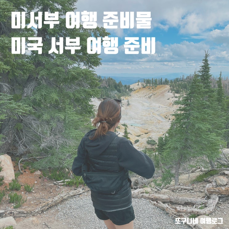  미서부 여행 준비물 미국여행시준비물 체크리스트
