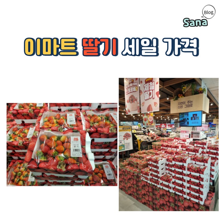  이마트 딸기 세일 가격