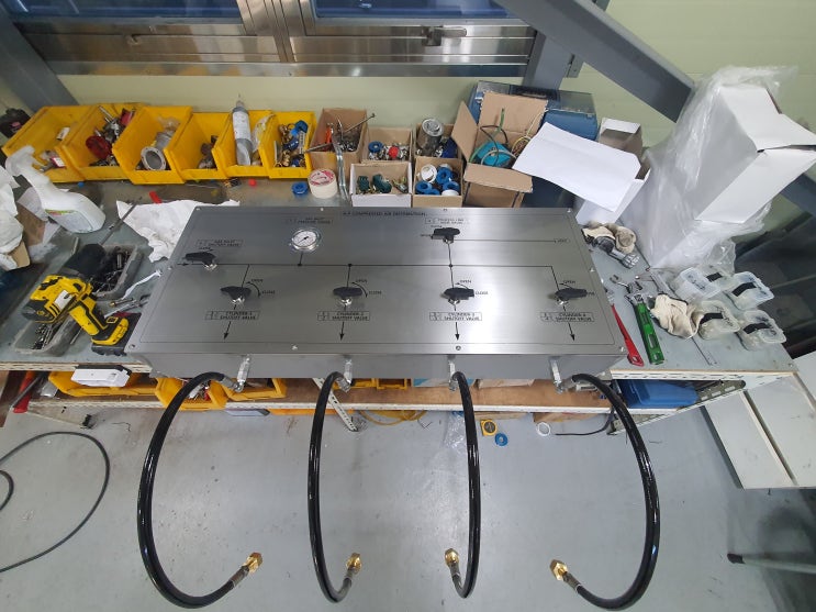  300BAR Air Distribution SUS Panel