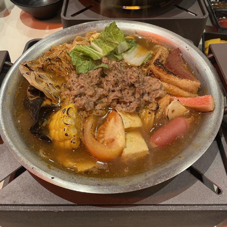  용산역 아이파크몰 1인 샤브샤브 맛집 : 보글