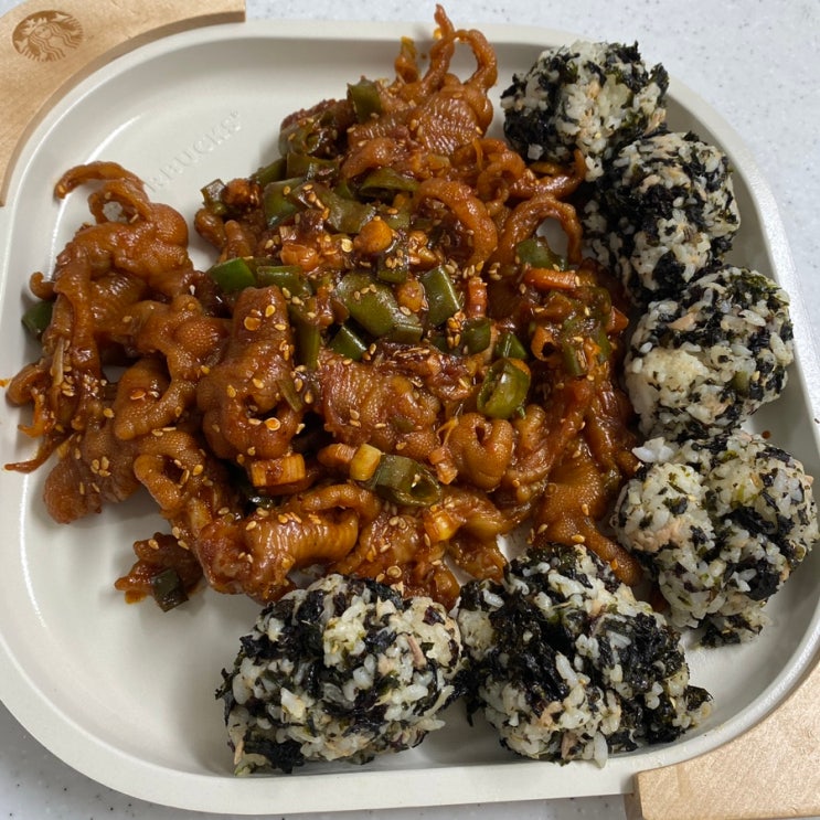  B마트 두번째주문으로 맛잽이식품 무뼈양념닭발 만들어먹기