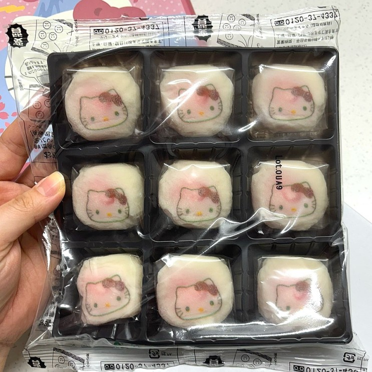 [일본 디저트 선물] 키티 딸기 다이후쿠, 딸기만쥬, 일본 여행선물