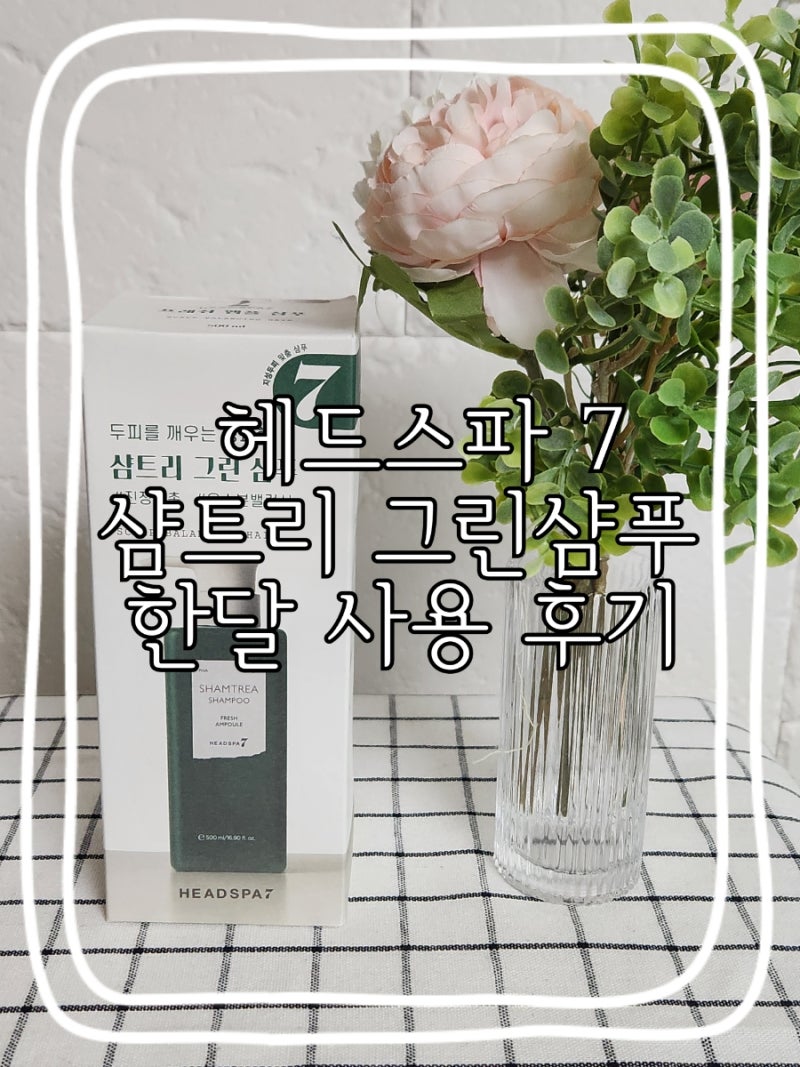 지성샴푸 추천 헤드스파 7 샴트리 프레쉬앰플 한달 사용 솔직 리뷰