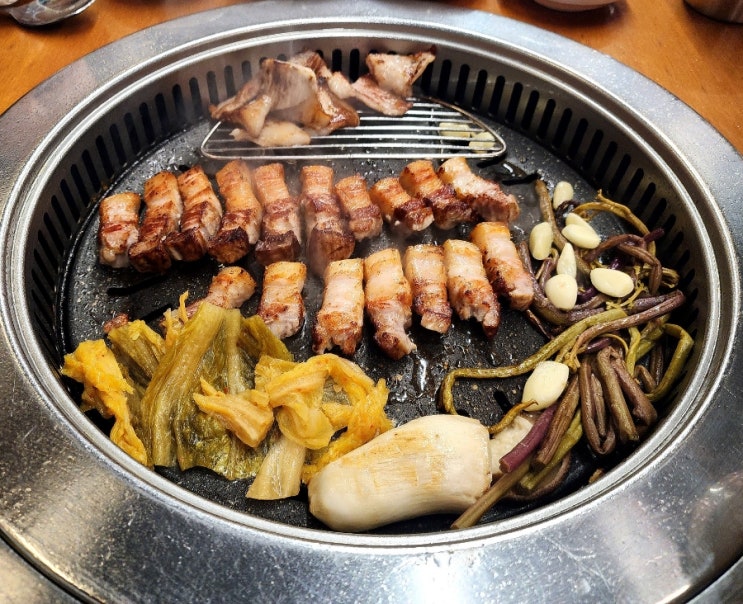  부산 사직동 고기집 고반식당 메뉴 주차 된장술밥까지