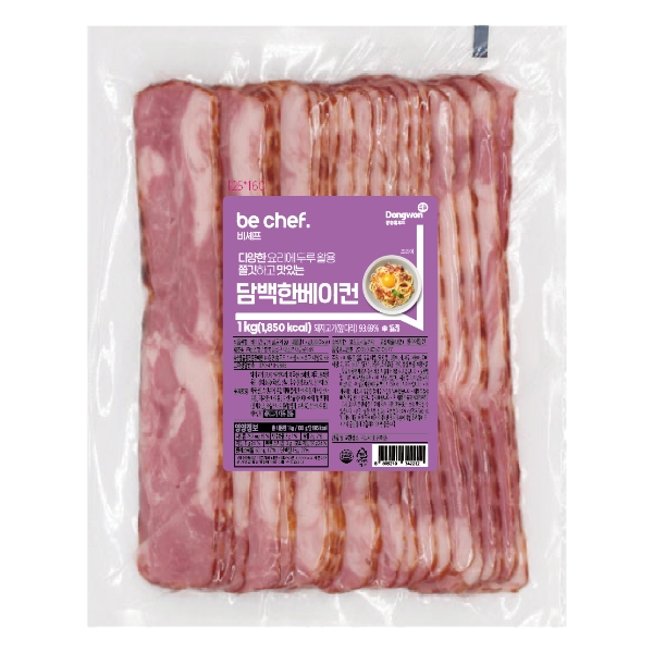  동원 비셰프 담백한 베이컨 1kg 대용량 쫄깃 맛집 황금레시피