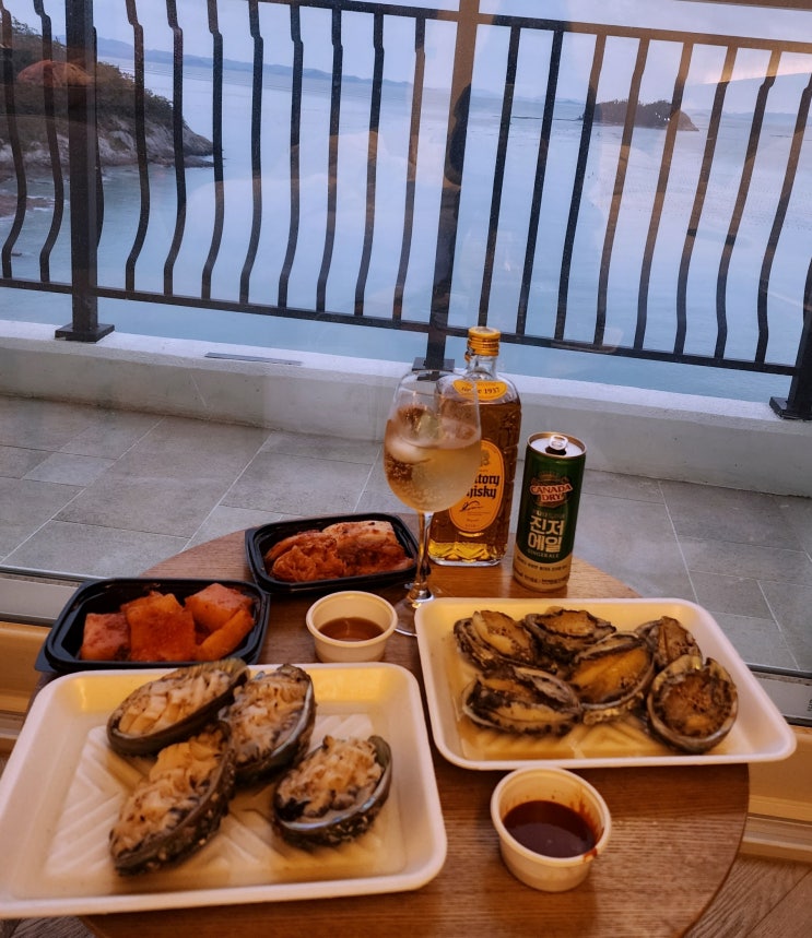  진도 쏠비치 맛집 가온전복에서 배달해 먹은 썰
