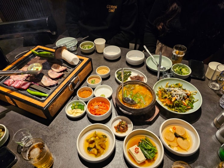  서울 발산 마곡 단체모임 고기맛집 직화장인 내돈내산 후기