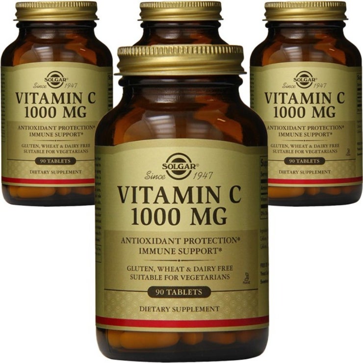 솔가 아스코르빈산 비타민C 1000mg 90정 4통
