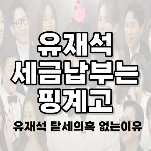 <b>유재석</b> 세금신고는 핑계고 <b>탈세의혹</b> 없는 이유, 국세청... 
