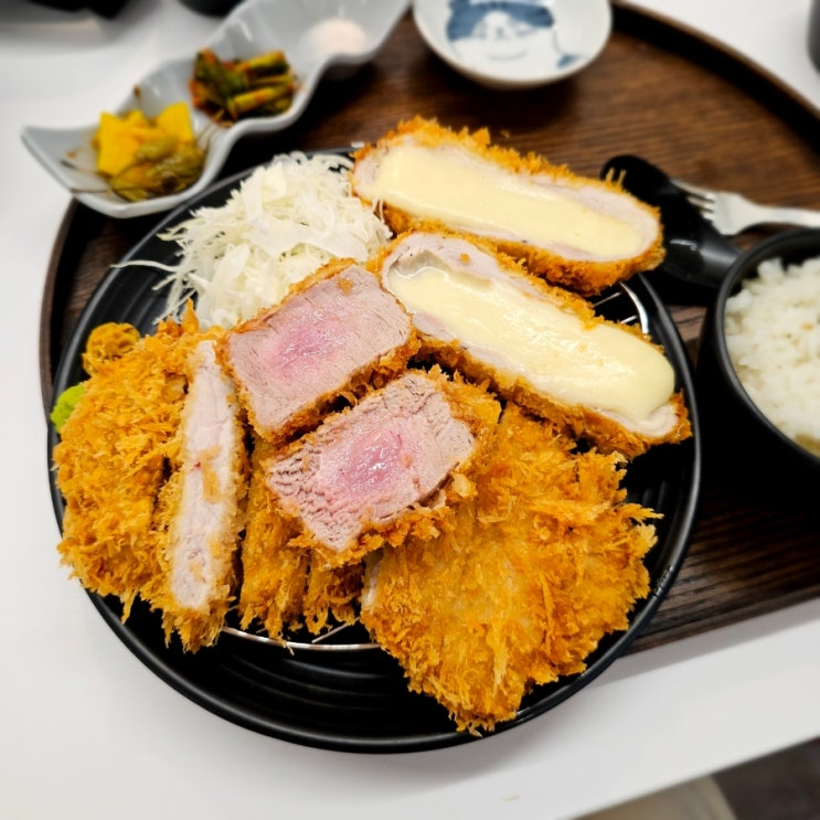  강남 역삼동 맛집 가온카츠 치즈돈까스 우동세트 추천