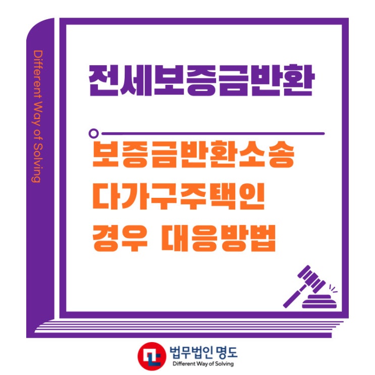  보증금반환 소송, 다가구주택인 경우 대응방법