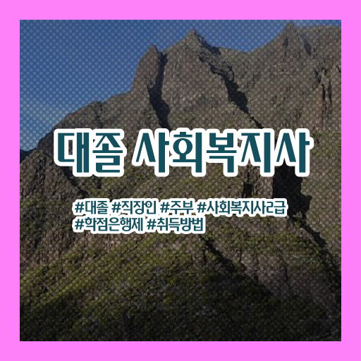  학은제 , 사회복지사 2급 전공필수 전공선택 궁금해 .