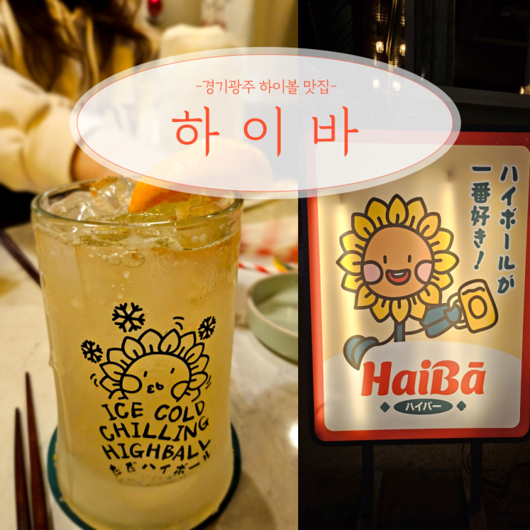  경기 광주 경안동 분위기 좋은 하이볼 맛집 하이바 후기
