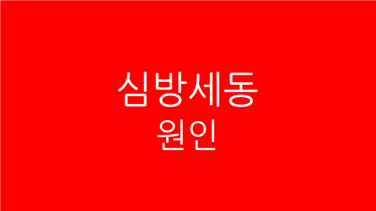  심방세동 원인 애플워치가 보내는 신호가 계속 신경쓰일 때 치료