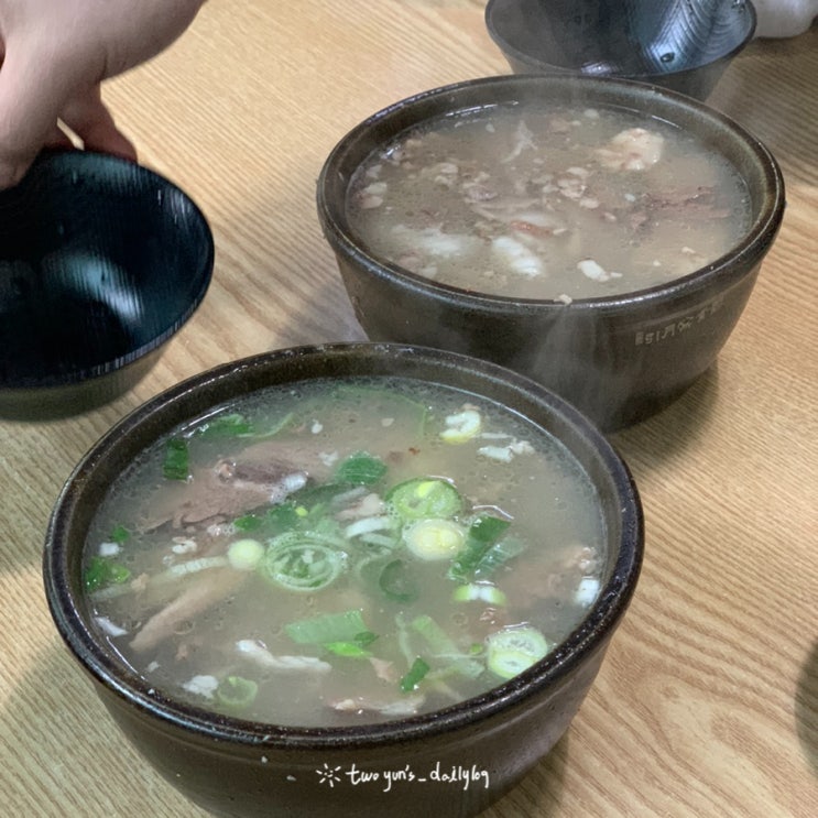  인천  노포 송림동 해장국집에서 아이와 설렁탕 한그릇 뚝딱