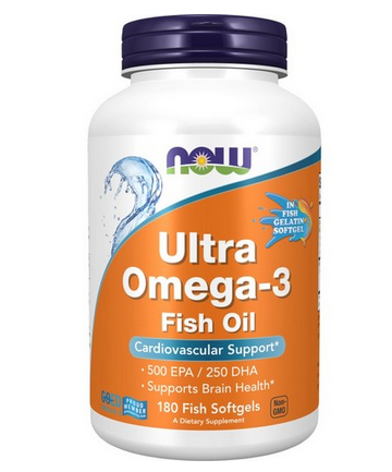  나우 푸드 울트라 오메가3 500 EPA & 250DHA 1000mg 피시 소프트 젤 180정