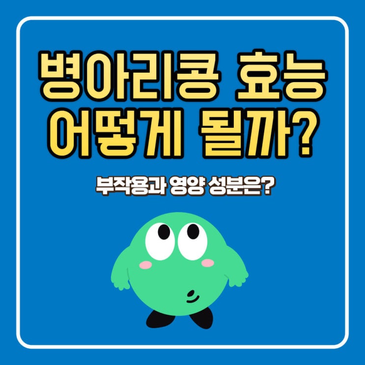  병아리콩 효능 부작용 칼로리 영양성분
