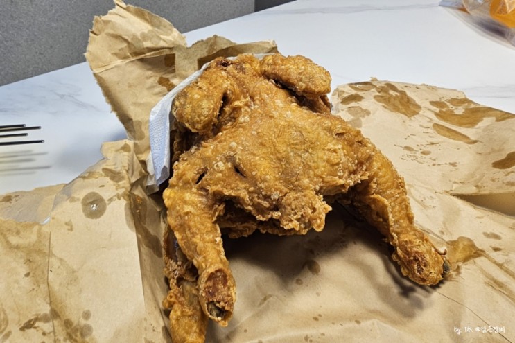 옛날통닭이 먹고 싶을 때 찾는 산성동 맛집 명가통닭 포장 후기