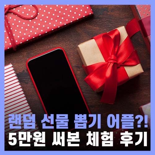  랜덤 선물 5만원 뽑아보기, 돈버는 어플 추천 에그픽