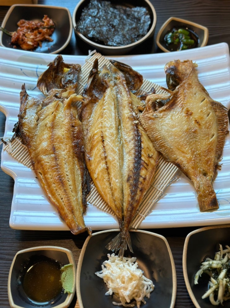  인천송도한식맛집 진짜배기 명태촌플러스 송도본점 생선 모둠구이