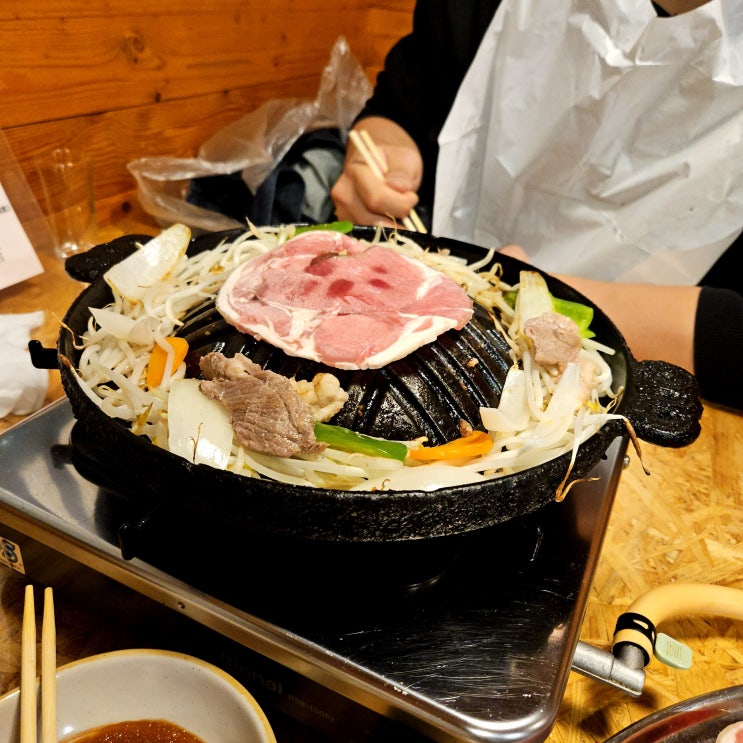  삿포로 스스키노역 징기스칸 고에몽 후기 오도리공원 눈밭 릴스 찍기