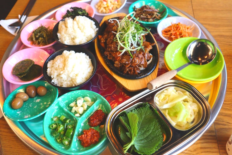  평내동 맛집 직화제육구이 오봉에 한상 차려주는 써커스