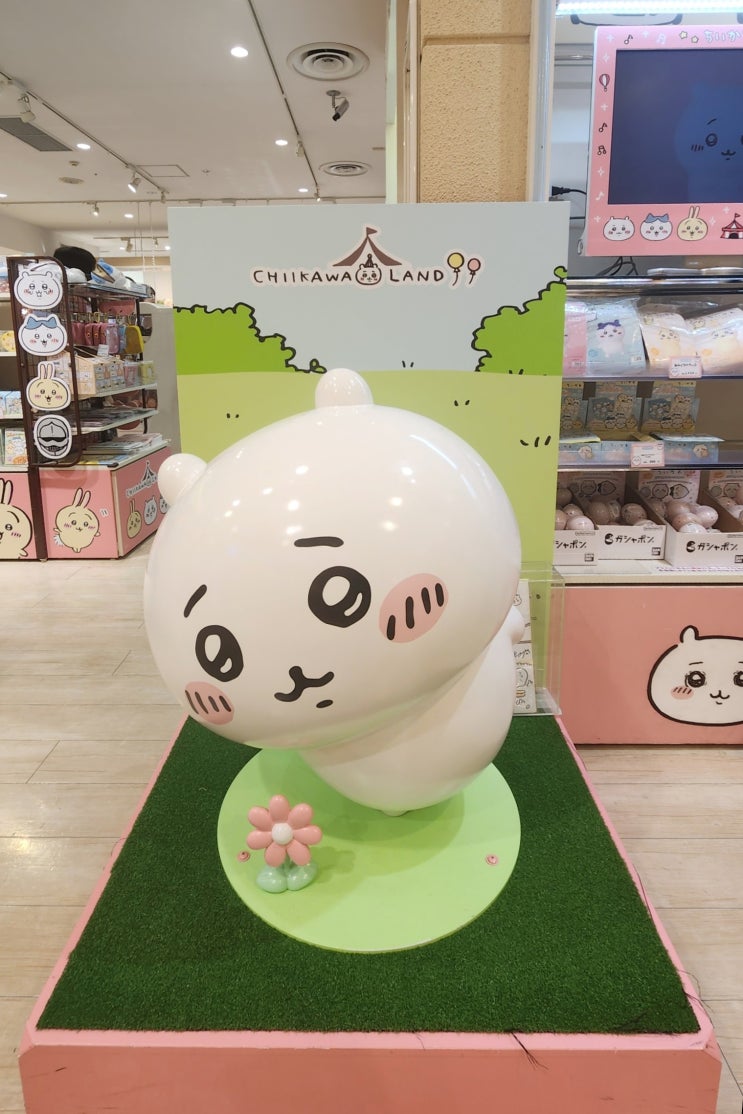  후쿠오카 파르코백화점 (1) 키디랜드(캐릭터파크)_산리오, 치이카와, 모푸산도, 닌텐도, 포켓몬, 코우펜짱, 오빤쥬우사기 등