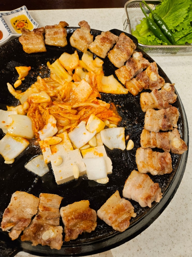  평택역 맛집 : 진짜무쇠삼겹 평택역점