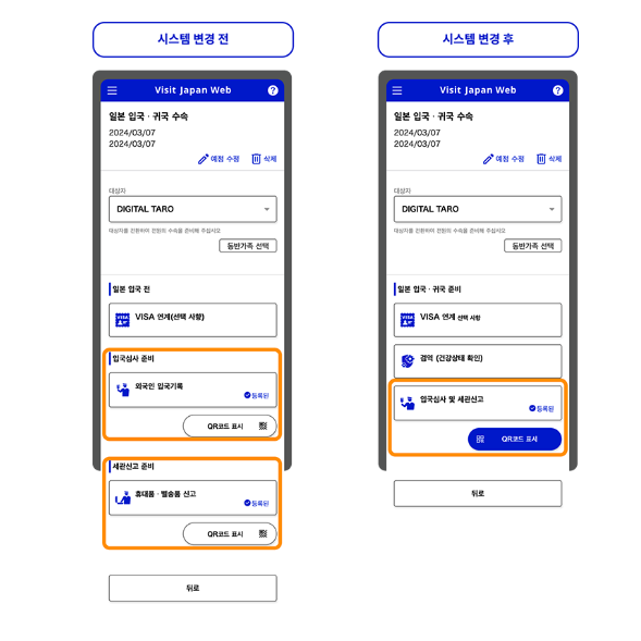  비짓재팬 등록방법 변경 내용 필독1/25일 기준