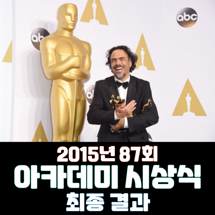  2015년 87회 아카데미 시상식 최종 결과
