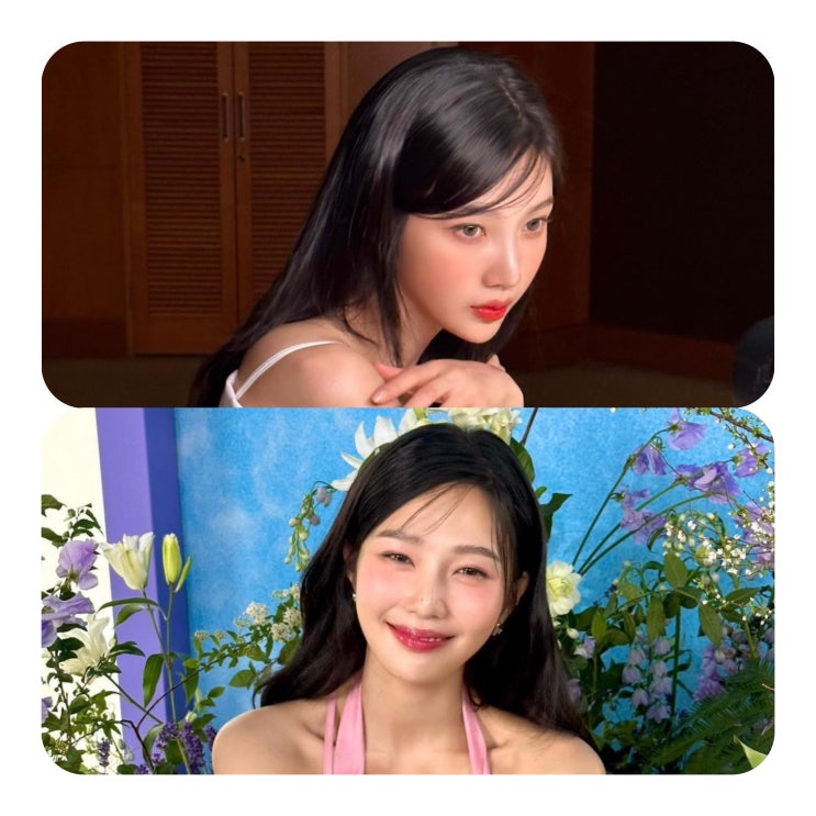  정수리 잔머리케어 아이돌잔머리 차홍헤어마스카라로 연출