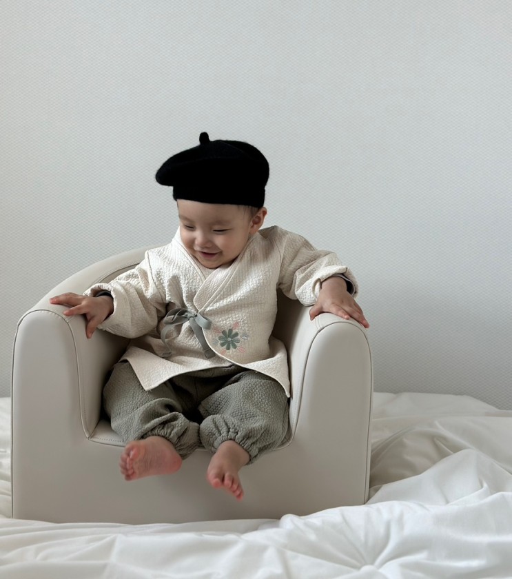 도무드 돌아기 한복 | 어린이집룩, 아기한복, 아기 개량한복