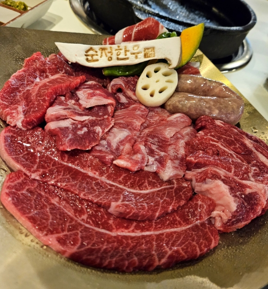  논현동맛집 소고기회식 가성비 순정한우정육식당 논현점