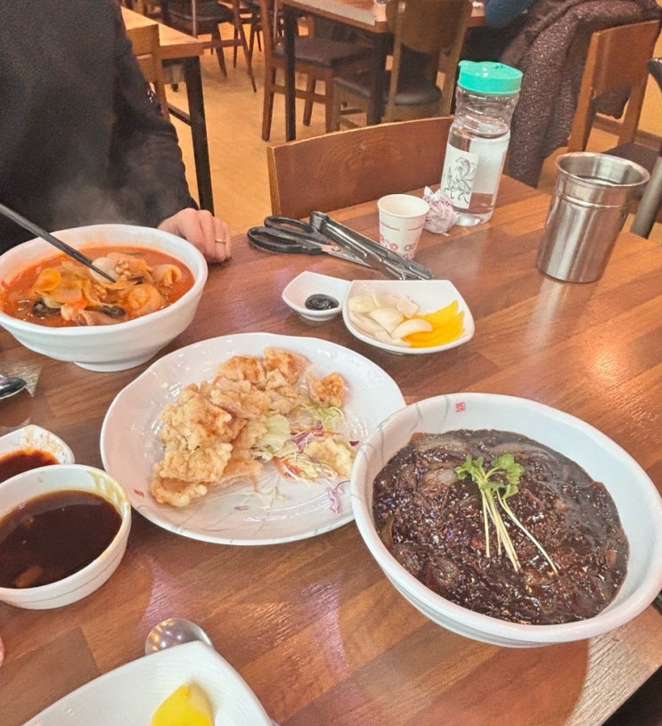  [의왕 백운호수 맛집] 상원손짜장_ 차돌짬뽕 백운,짜장면,탕수육 포일동 중식맛집 (재방문)