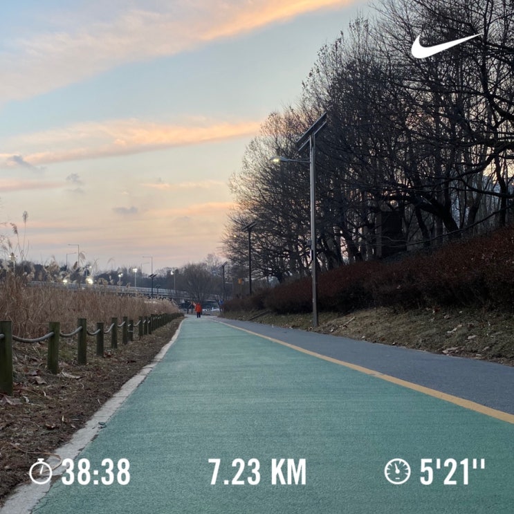  러닝로그_240127 억지로7km