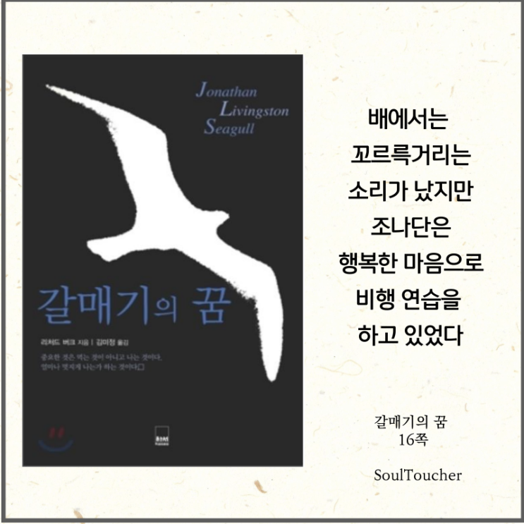 #『갈매기의꿈』:행복한마음의비행연습