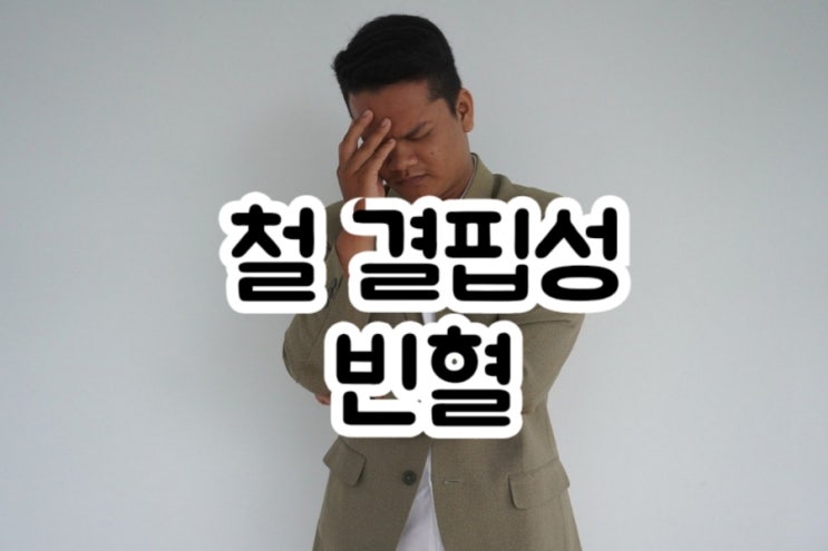  철 결핍성 빈혈 증상 원인 음식 예방