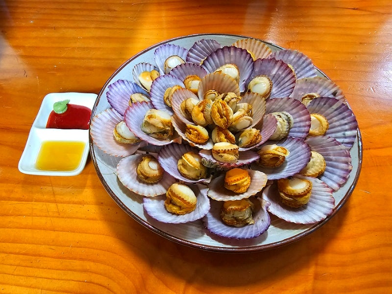 홍 가리비 찜 맛있게 삶는 법 시간 요리 레시피 세척 손질방법 건강효능