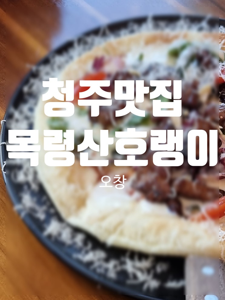  청주 가성비 좋은 양식 맛집 오창 목령산 호랭이