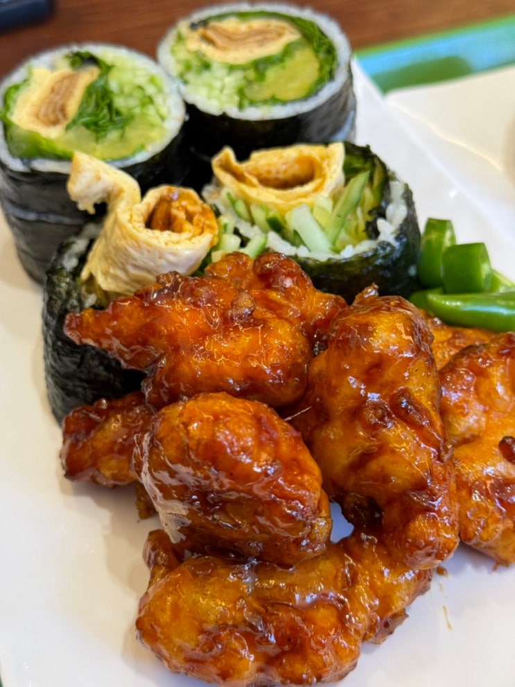  오토김밥 마곡 재방문 후기ㅣ김밥과 닭강정 조합 굿